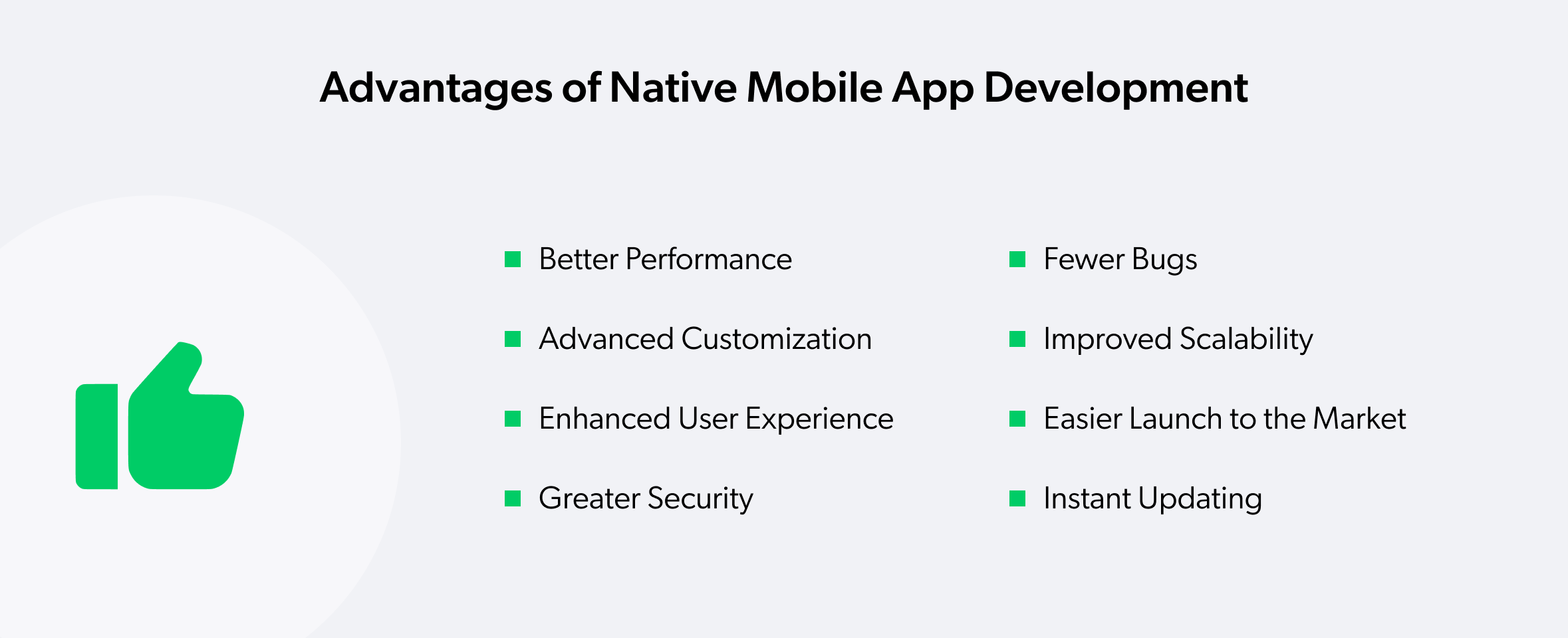Advantages of Native Mobile App Development